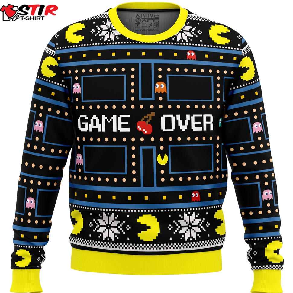 Pacman Ugly Christmas Sweater Stirtshirt