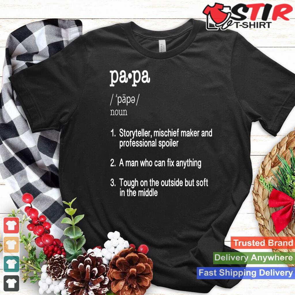 Papa Definition T Shirt   Funny Father's Day Gift Tee_1