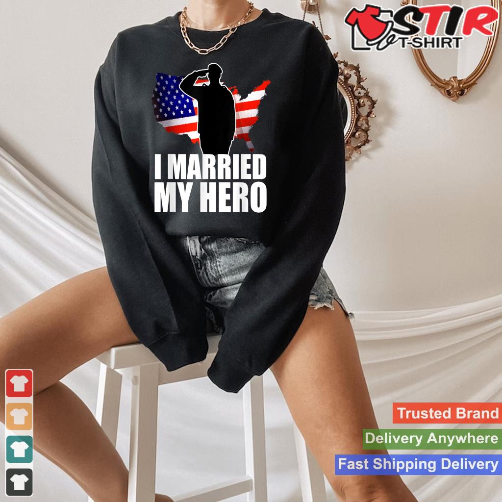 Patriotic American Flag Veteran Military Wife Support Women_1 Shirt Hoodie Sweater Long Sleeve