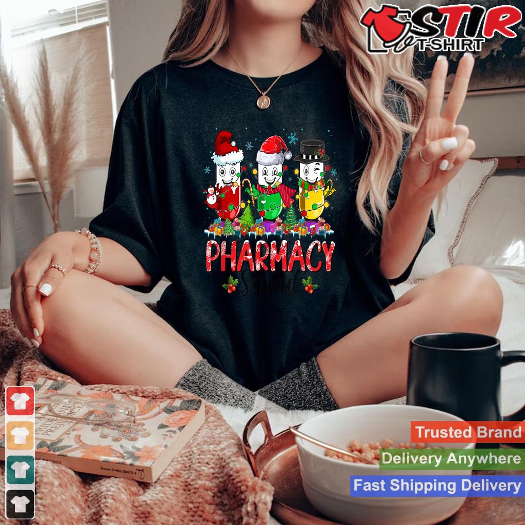 Pharmacy Squad Funny Pill Santa Hat Pharmacist Christmas