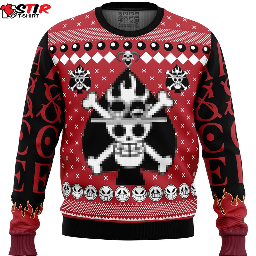 Portgas D Ace One Piece Ugly Christmas Sweater Stirtshirt