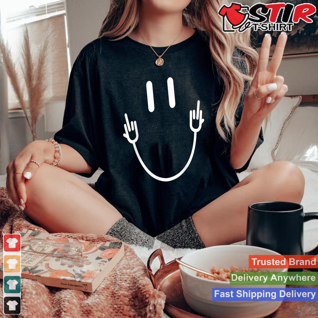 Power Socket Smile Middle Finger Hand Icon Meme Electrician Shirt Hoodie Sweater Long Sleeve