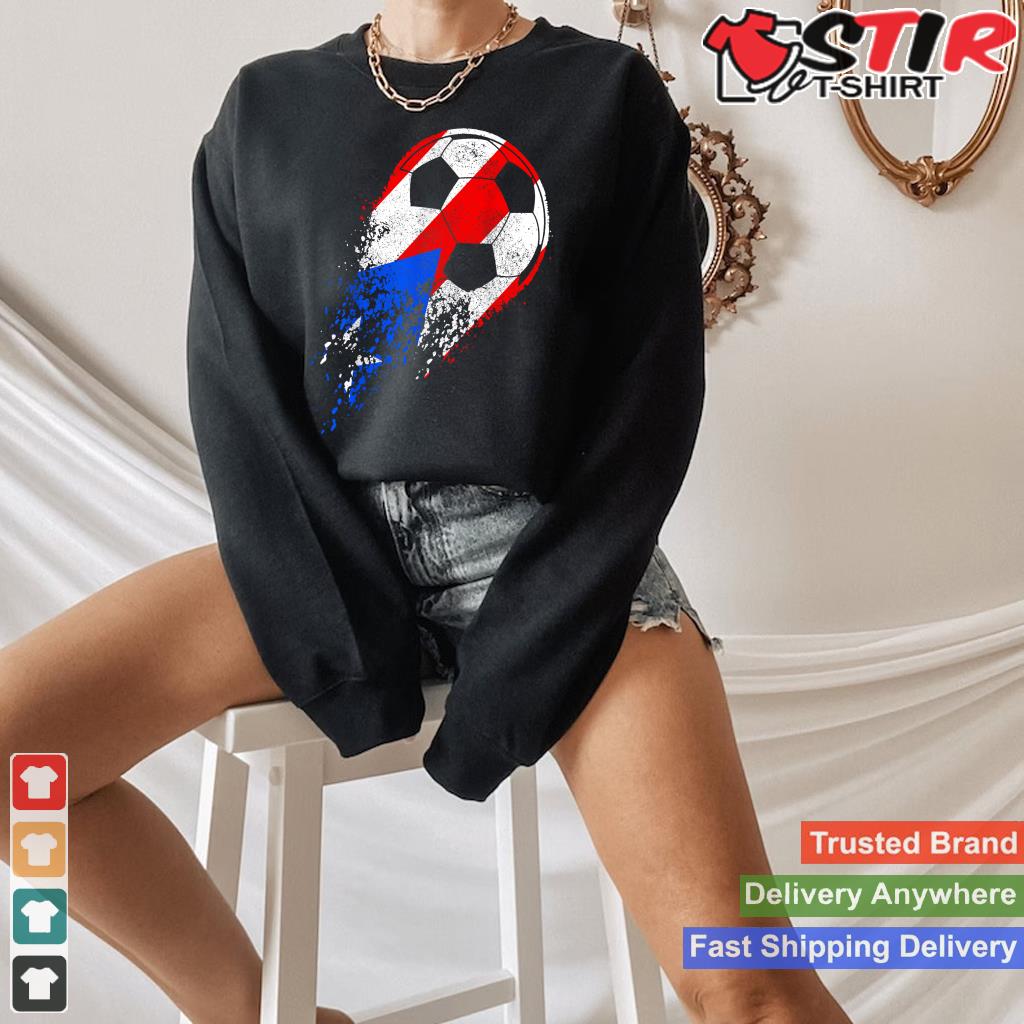 Puerto Rico Soccer Puerto Rican Flag Pride Soccer Player_1 Shirt Hoodie Sweater Long Sleeve