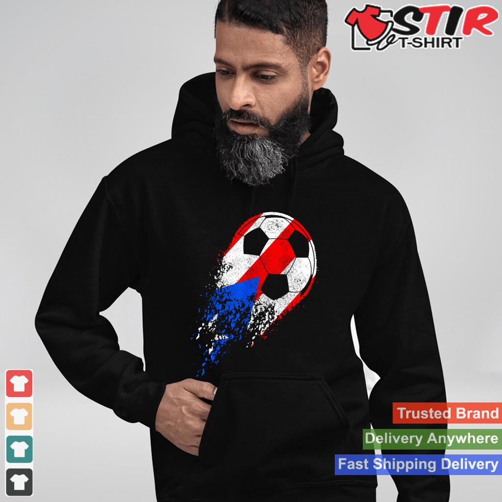 Puerto Rico Soccer Puerto Rican Flag Pride Soccer Player_1 Shirt Hoodie Sweater Long Sleeve