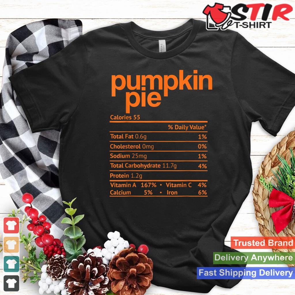 Pumpkin Pie Nutrition Fact Funny Thanksgiving Christmas
