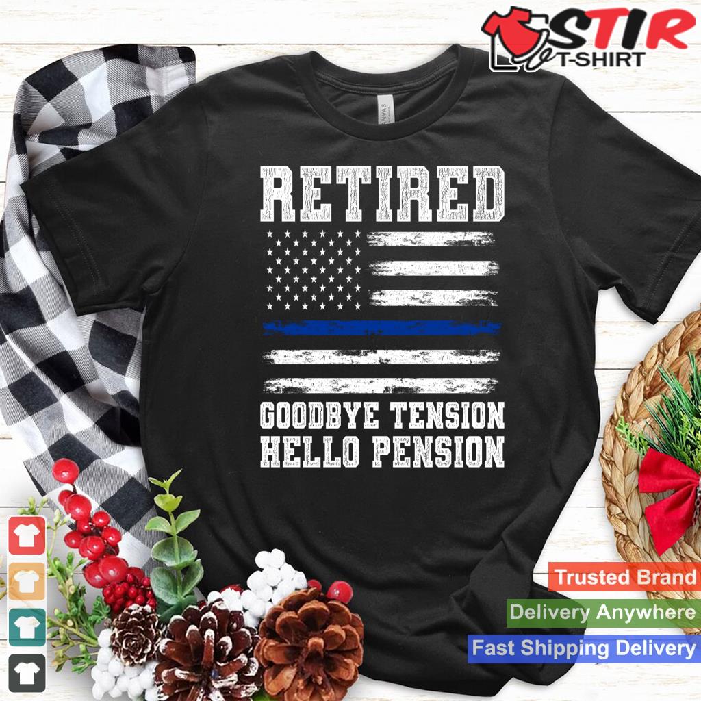 Retired Policeman Funny Sheriff Retirement Gift Police Long Sleeve