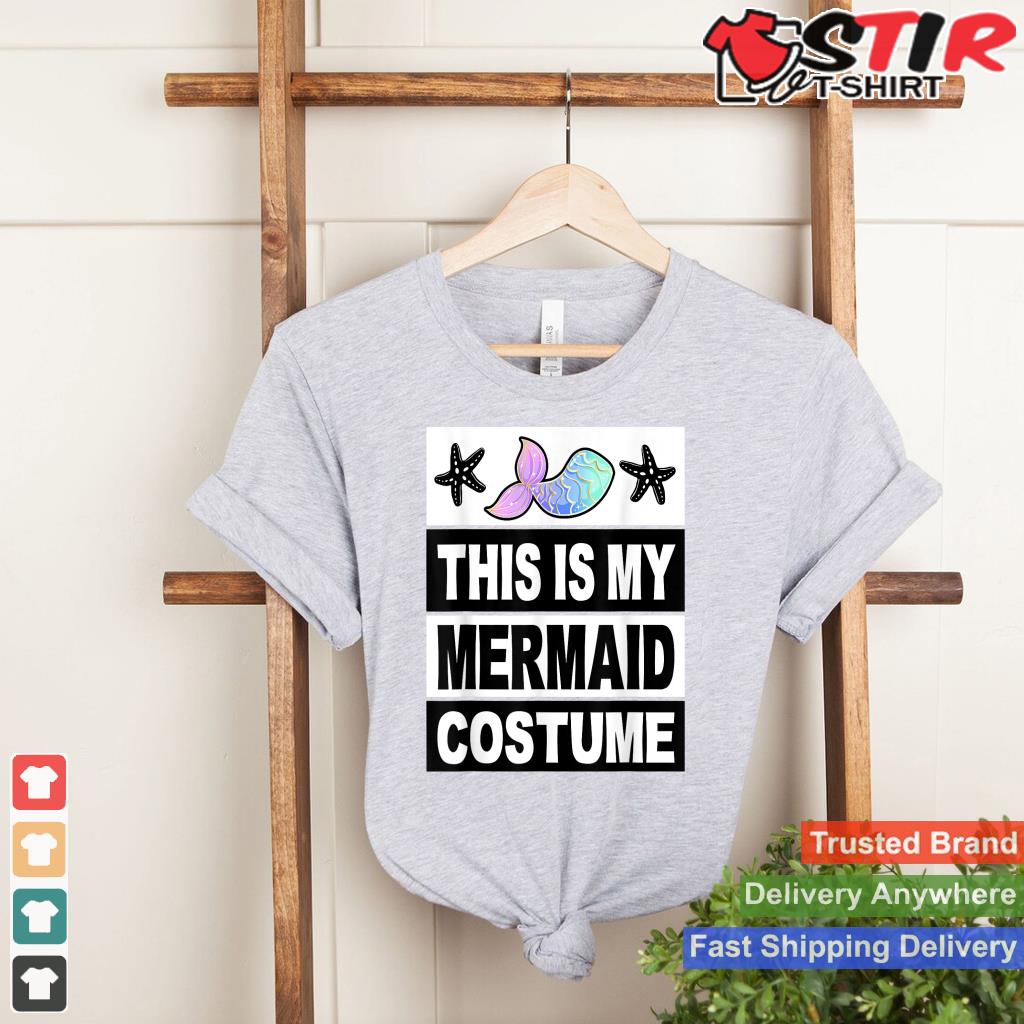 Retro Mermaid Costume Sea Shell Shirt Halloween Girls Women Shirt Hoodie Sweater Long Sleeve