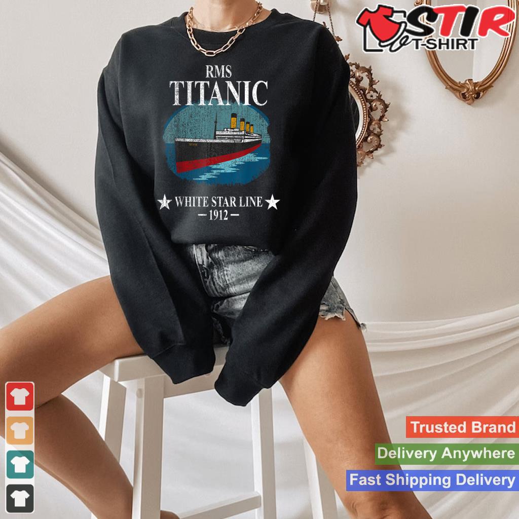 Rms Titanic White Star Line Cruise Ship 1912 Boys Girls Kids Shirt Hoodie Sweater Long Sleeve