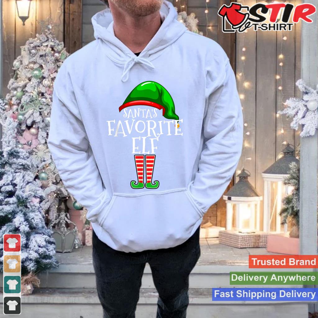 Santa's Favorite Elf Group Matching Family Christmas Gift,Short Sleeve TShirt Hoodie Sweater Long Sleeve