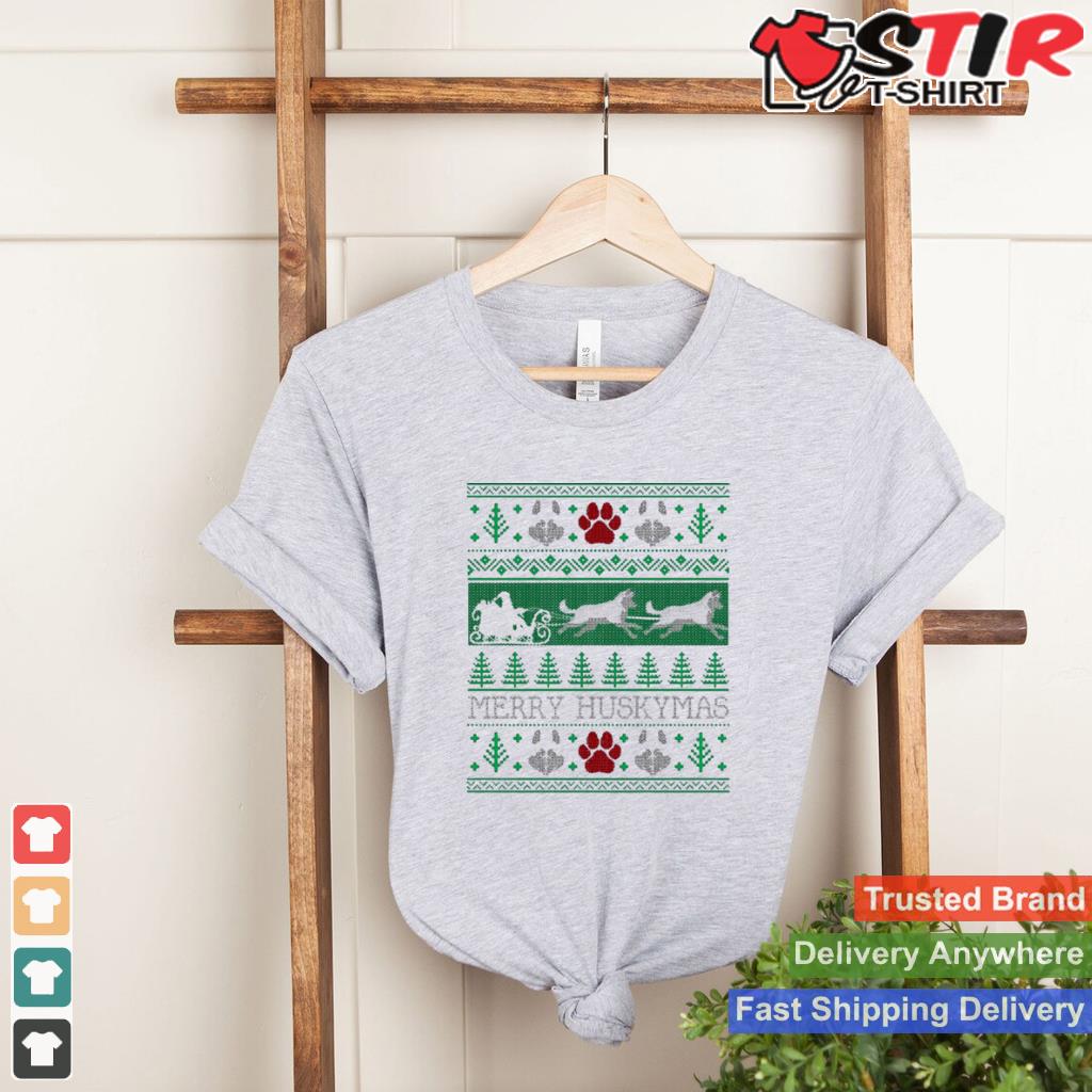 Siberian Husky Dog Funny Husky Christmas Shirt Shirt Hoodie Sweater Long Sleeve