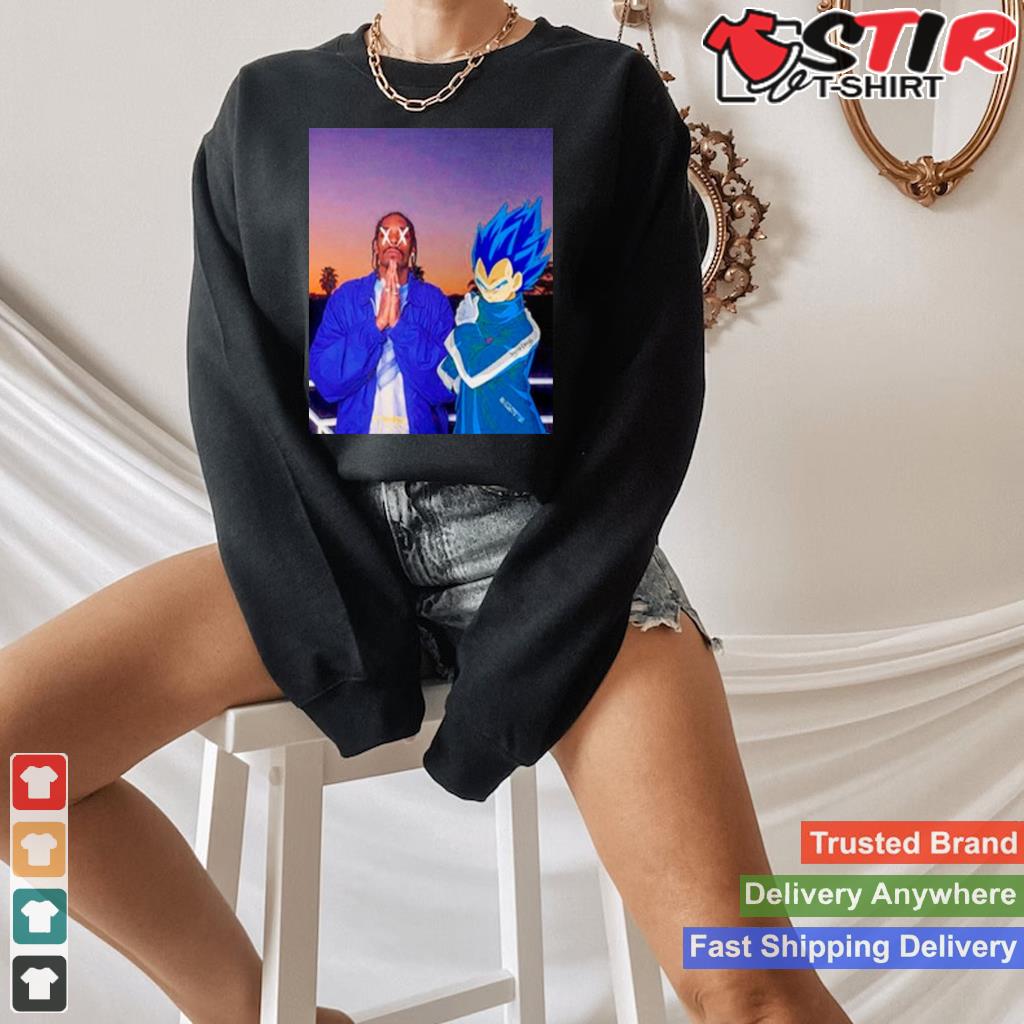 Snoop Dogg X Vegeta Dragon Ball Z Shirt Shirt Hoodie Sweater Long Sleeve