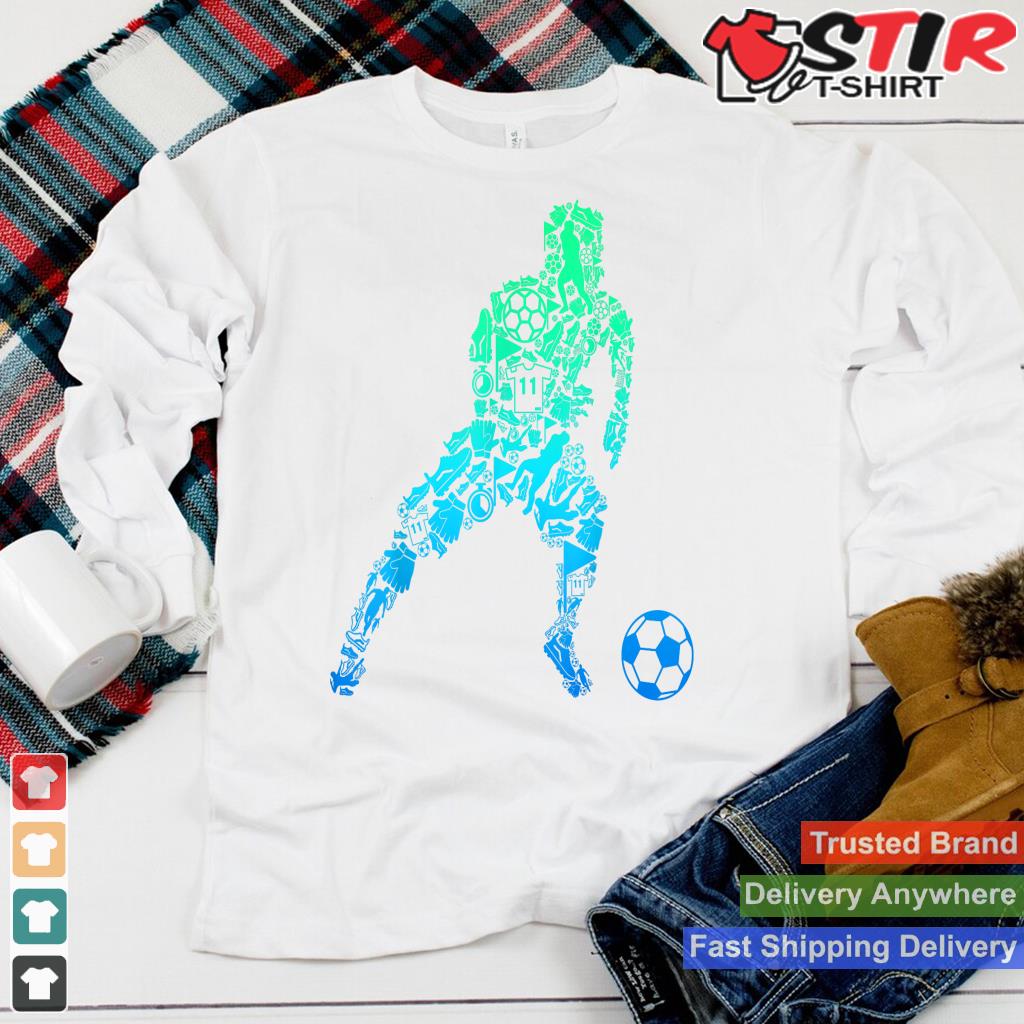 Soccer Player Youth Men Boys Kids_1 Shirt Hoodie Sweater Long Sleeve