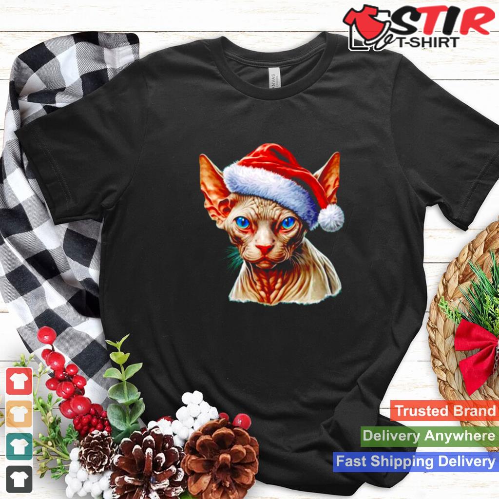 Sphynx Cat Christmas Shirt TShirt Hoodie Sweater Long