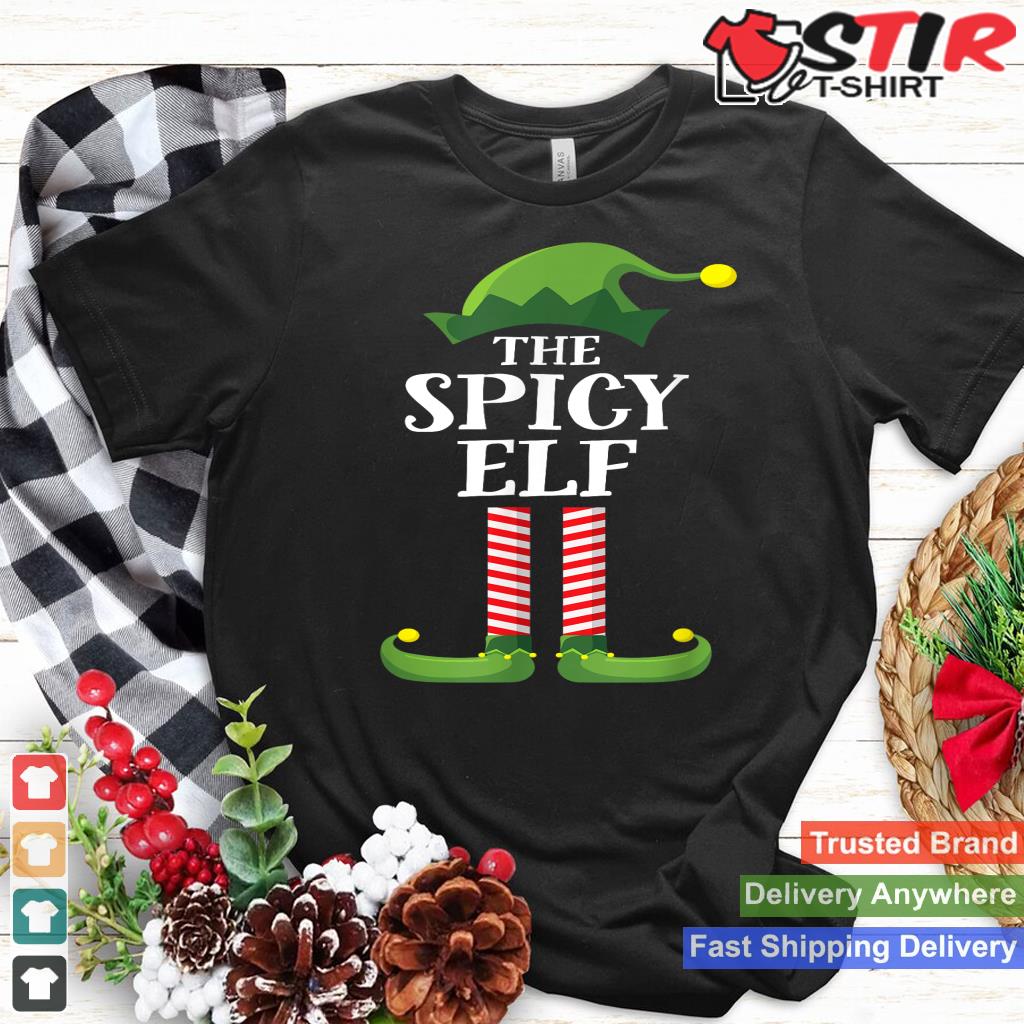 Spicy Elf Matching Family Group Christmas Party Funny Elf_1