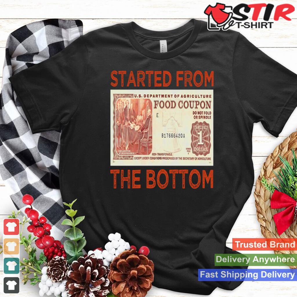 Started From Bottom Food Stamp Coupon Apparel Long Sleeve_1 Shirt Hoodie Sweater Long Sleeve