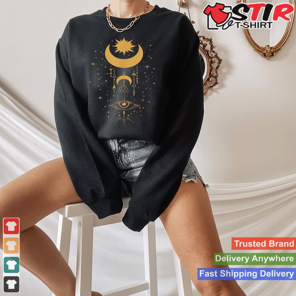 Sun And Moon All Seeing Eye Witchy Things Witch Gift Shirt Hoodie Sweater Long Sleeve