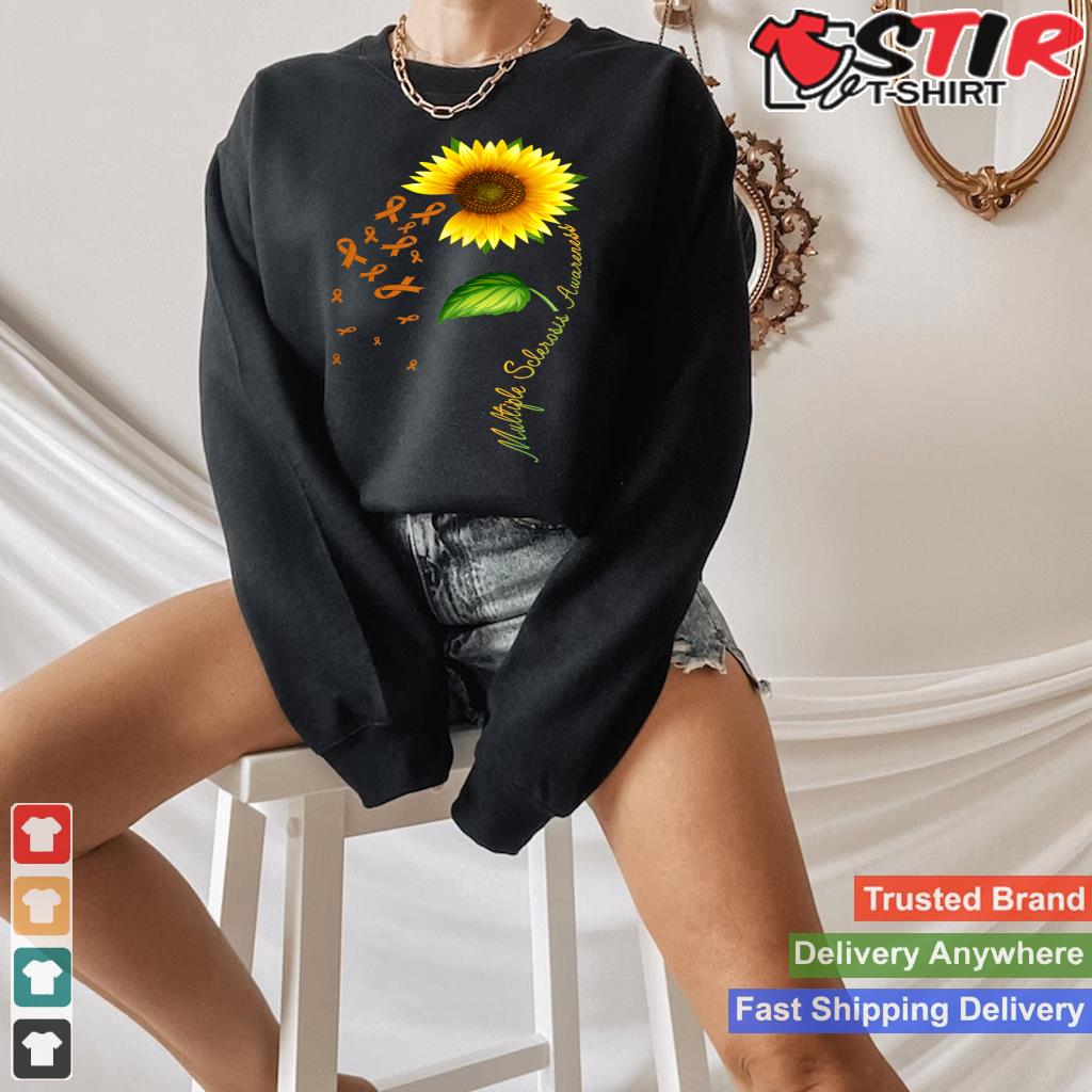 Sunflower Multiple Sclerosis Awareness Shirt Hoodie Sweater Long Sleeve