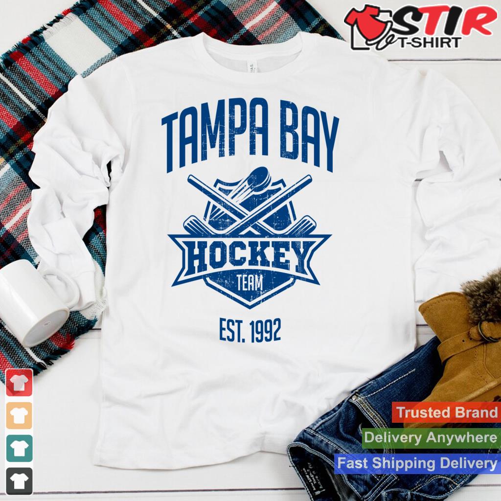 Tampa Bay Hockey Team The Bolts Vintage Florida Est 1992 Long Sleeve Shirt Hoodie Sweater Long Sleeve