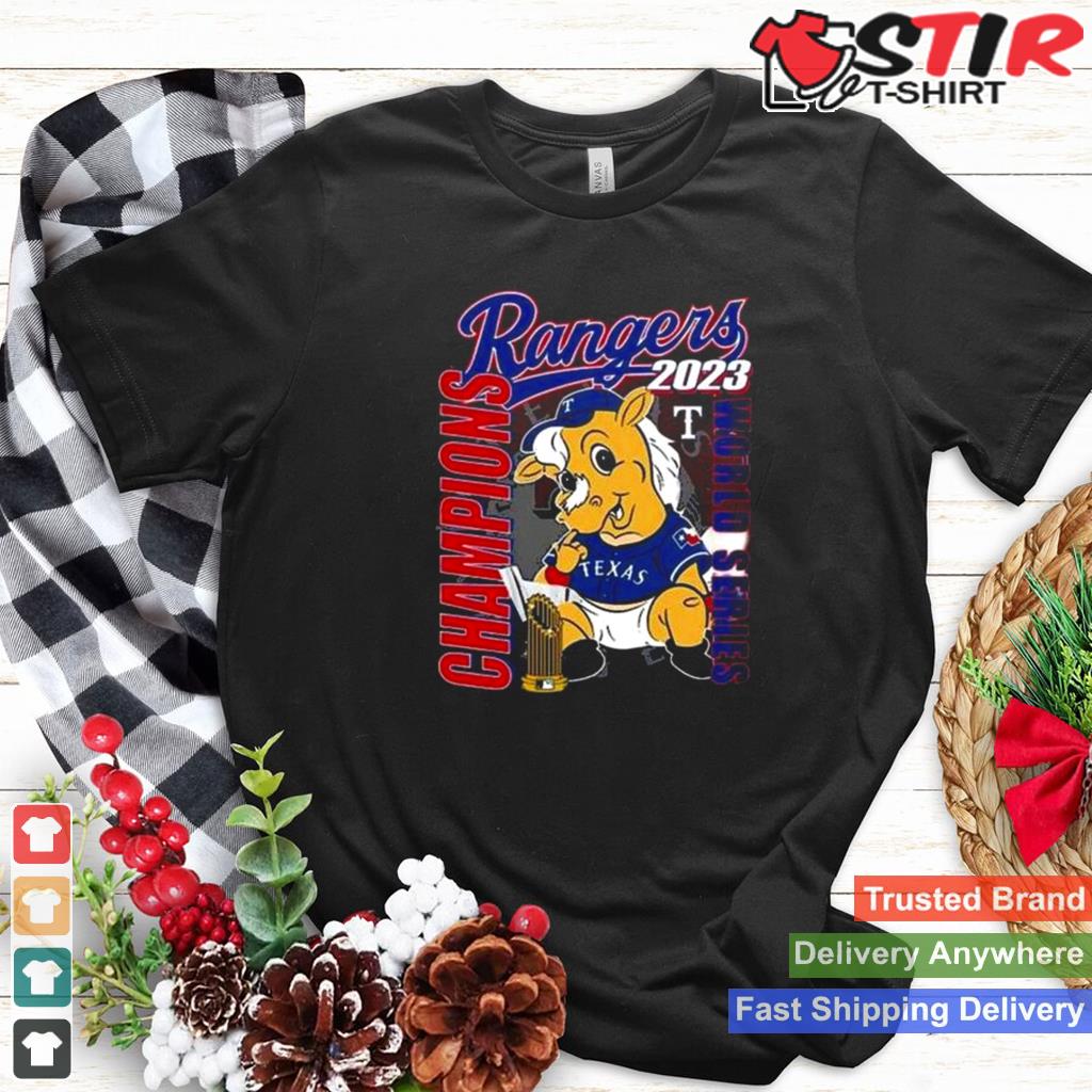 Texas Rangers Captain Mascot World Series Champions 2023 Shirt TShirt Hoodie Sweater Long