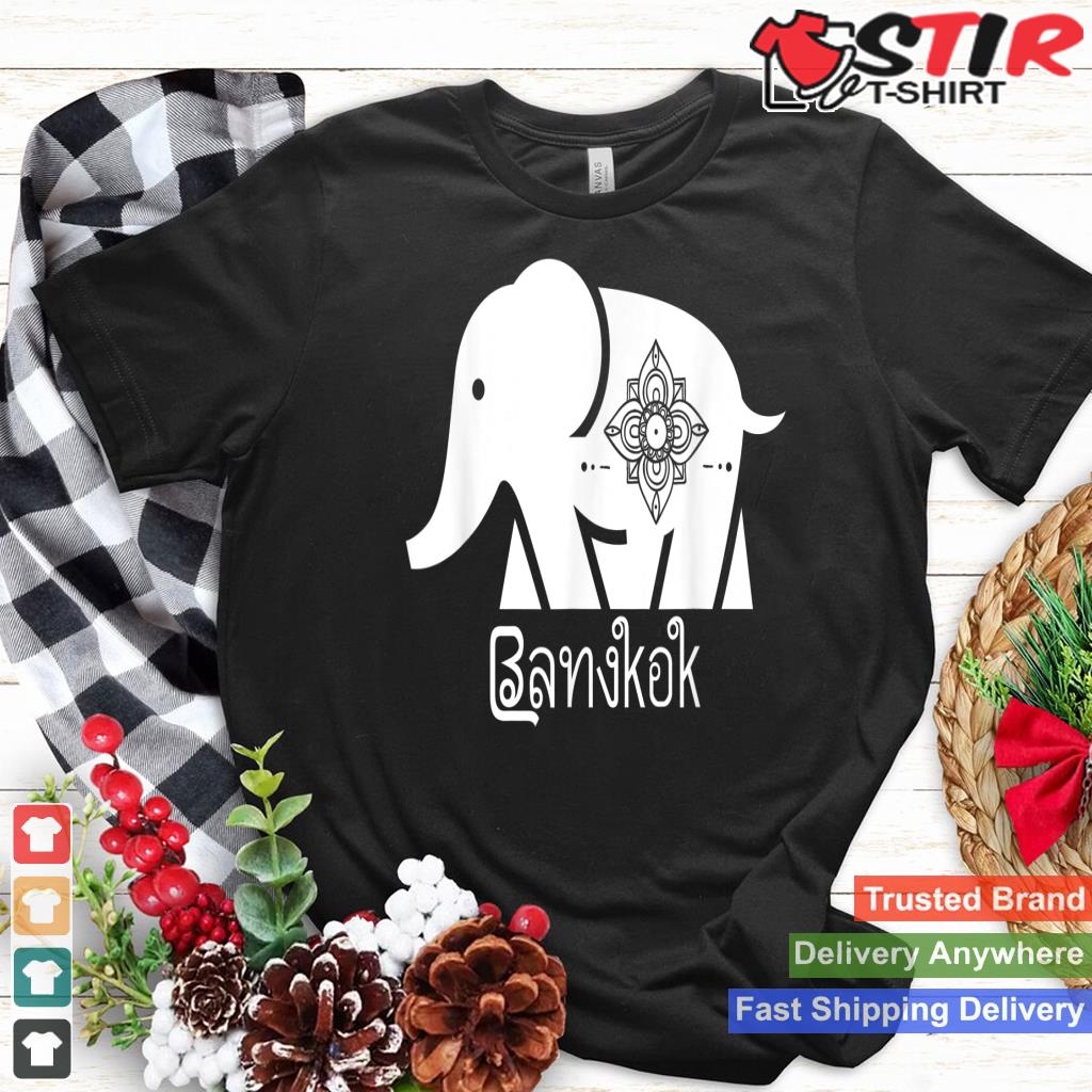 Thailand Bangkok Elephant Graphic Thai Souvenir Travel Gift Shirt Hoodie Sweater Long Sleeve
