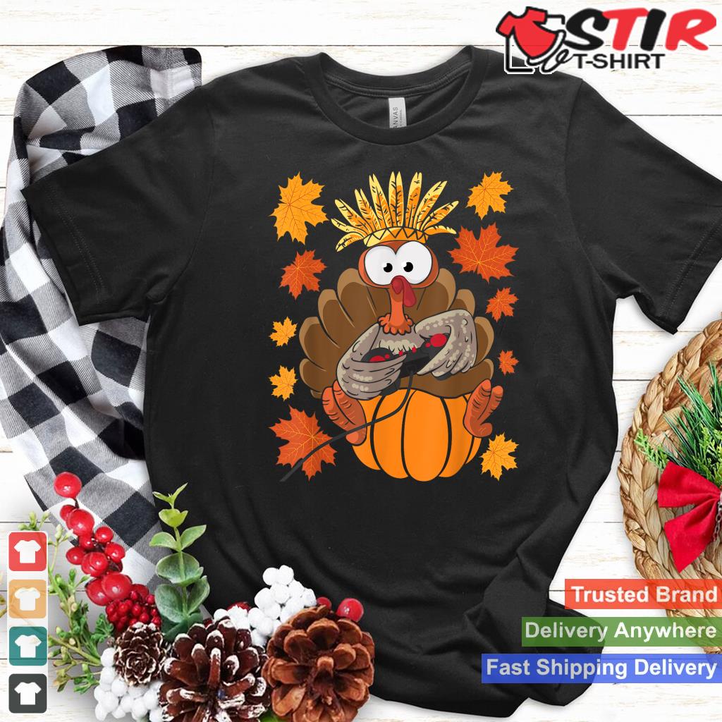 Thanksgiving Gaming Turkey Gamer Fall Autumn Holiday Pumpkin Shirt Hoodie Sweater Long Sleeve