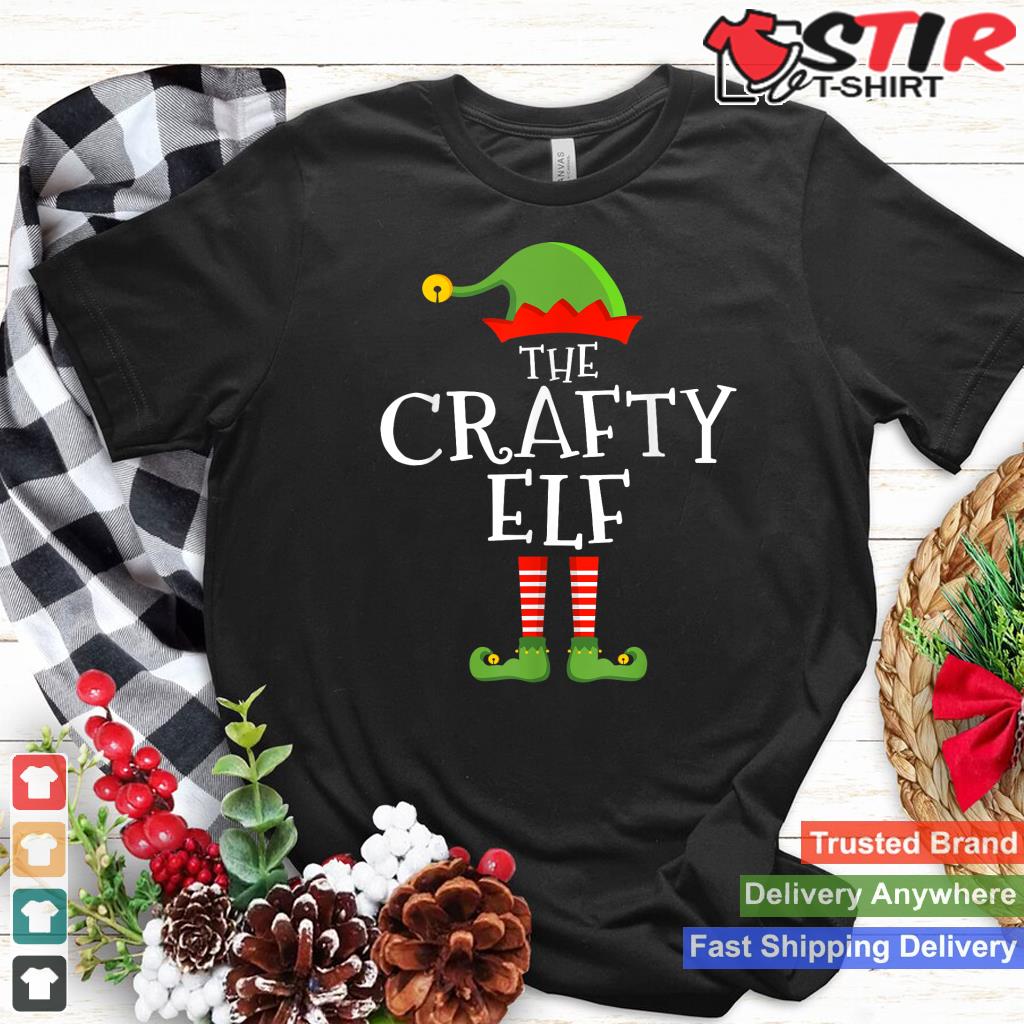 The Crafty Elf Funny Christmas Matching Family Pajama