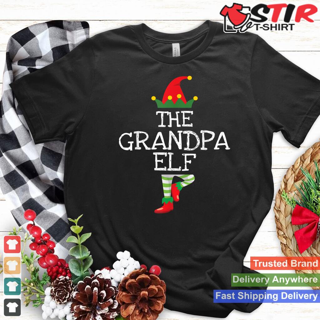 The Grandpa Elf Matching Family Christmas Pajamas Funny Xmas_1