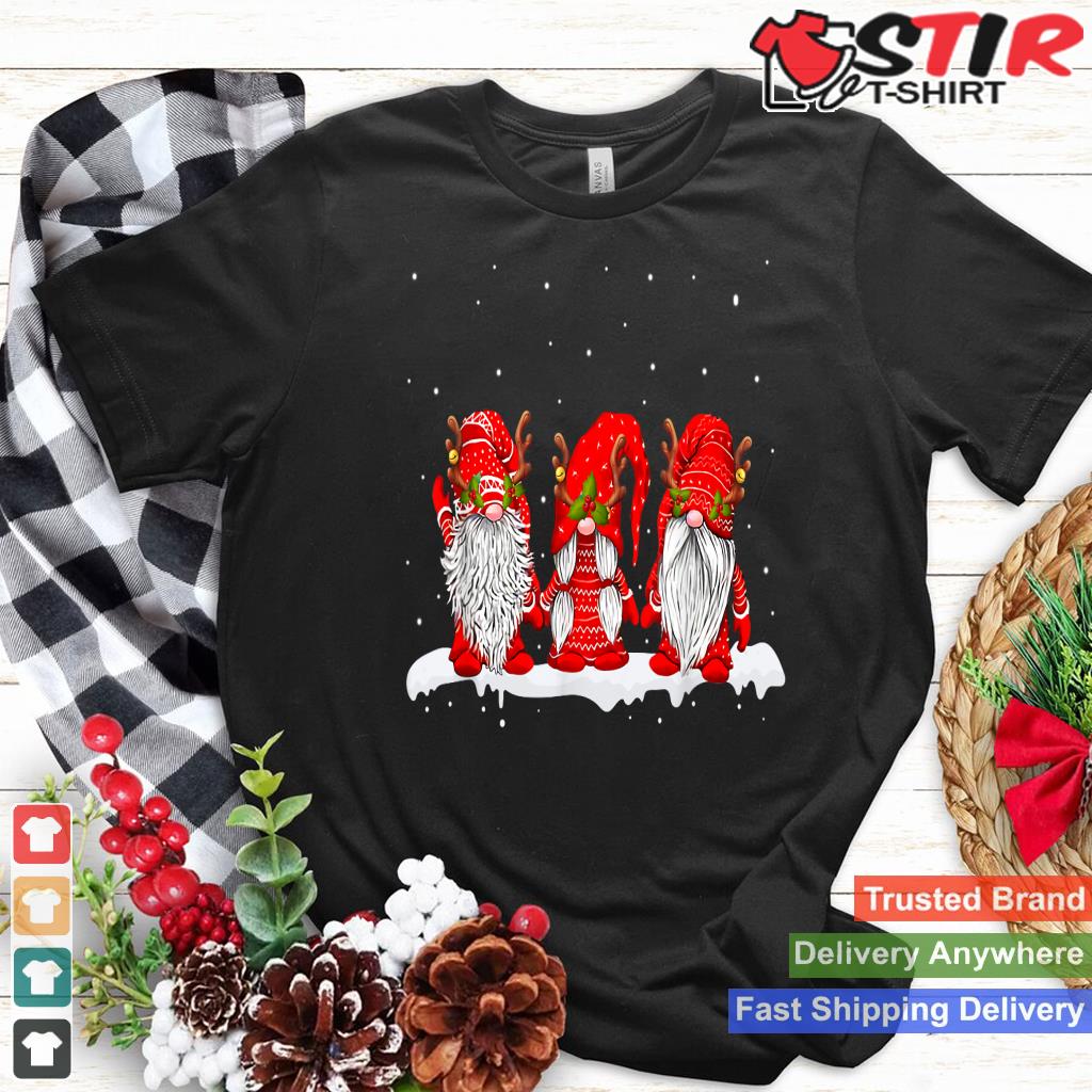 Three Nordic Gnomes Winter Christmas Swedish Elves_1 Shirt Hoodie Sweater Long Sleeve