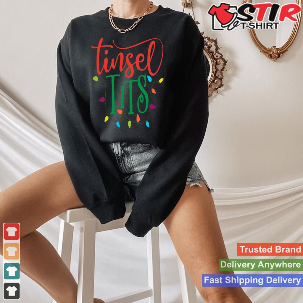 Tinsel Tits Christmas Women Long Sleeve_1 Shirt Hoodie Sweater Long Sleeve