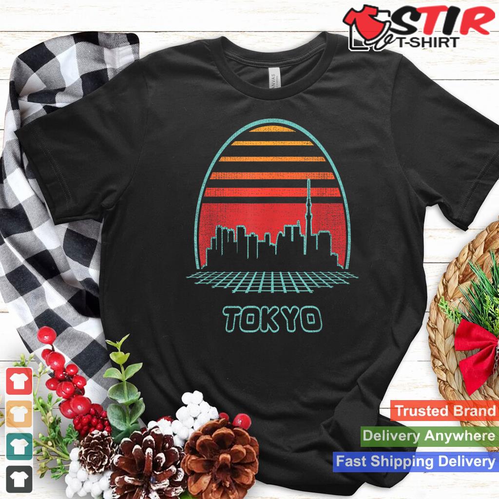 Tokyo City Skyline Retro 80S Style Souvenir Gift_1 Shirt Hoodie Sweater Long Sleeve