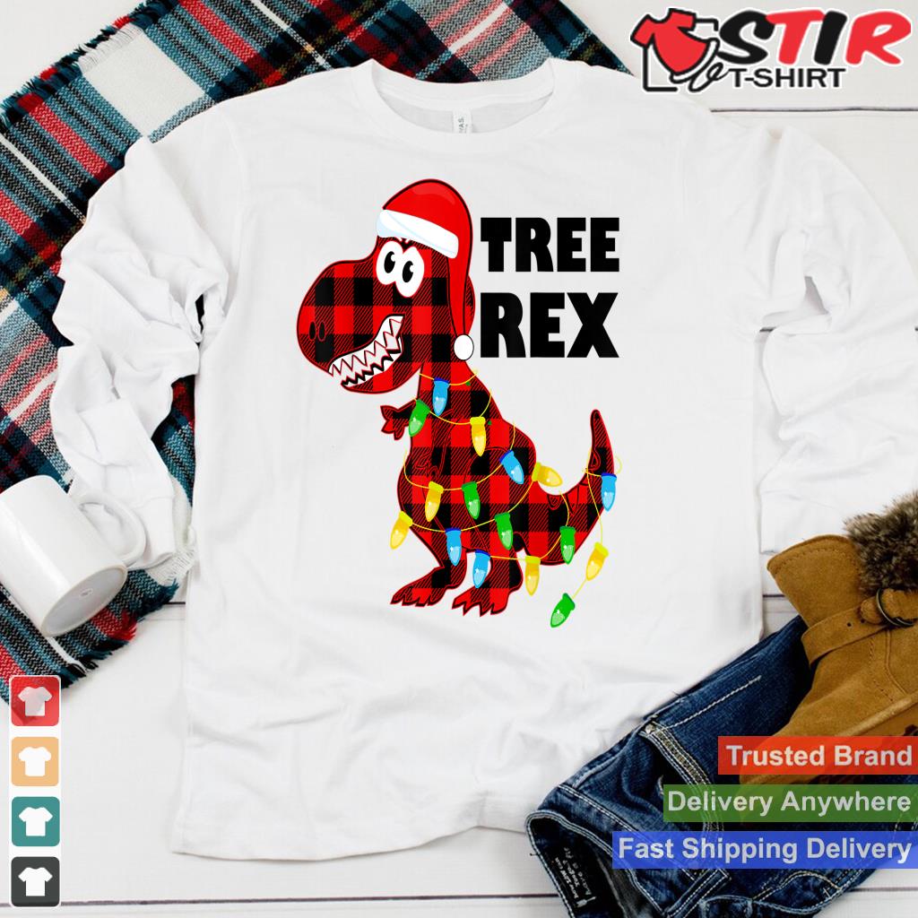 Tree Rex Dinosaur Pun Funny Dino Christmas Pajama Gift