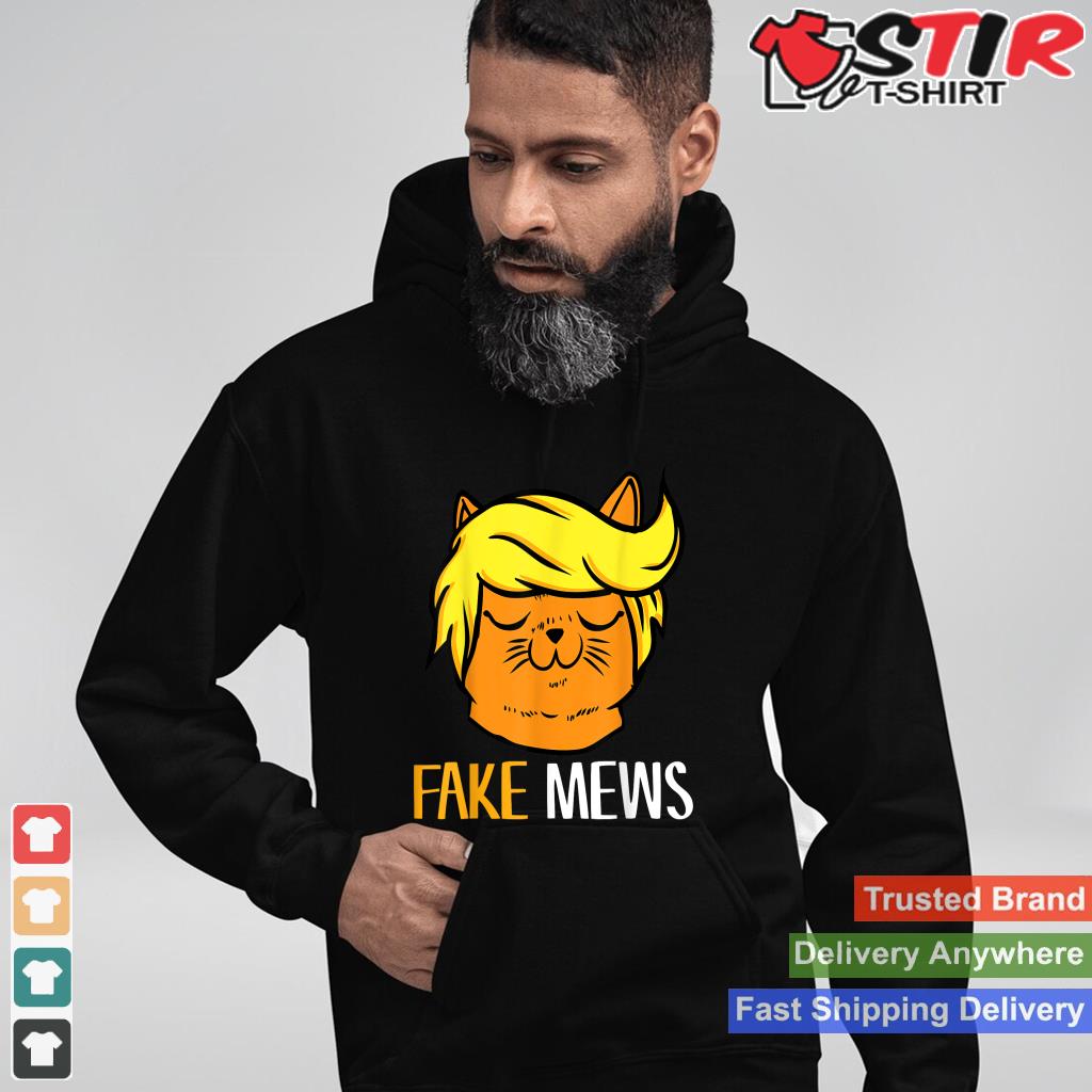 Trump Hair Cat 45 2020 Fake News Cool Pro Republicans Gift Shirt Hoodie Sweater Long Sleeve