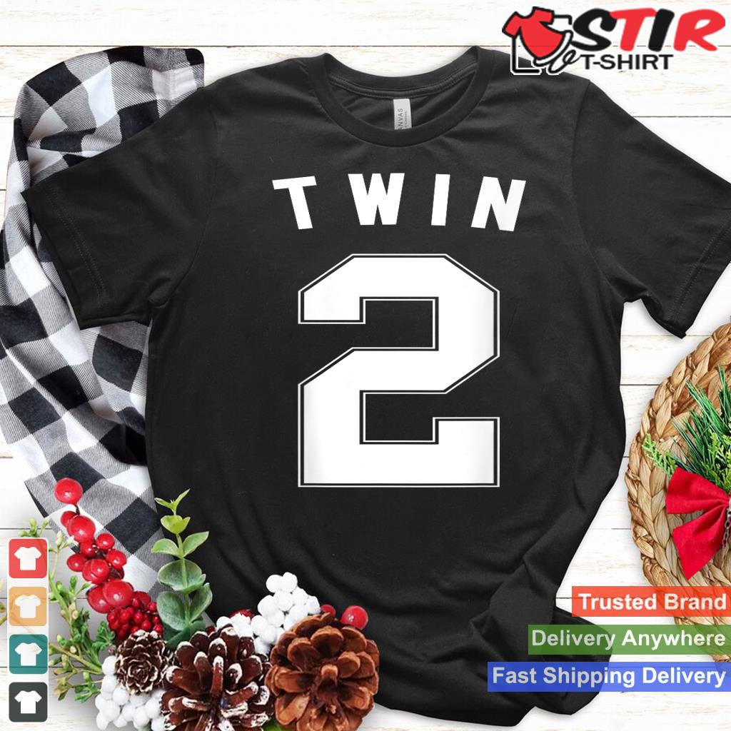 Twin 2 Shirt Funny Matching Adult Kid Jersey Identical Twin