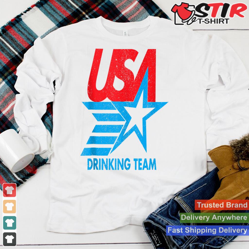 Usa Drinking Team 4Th Of July Funny Independence Day Drunk Tank Top_1