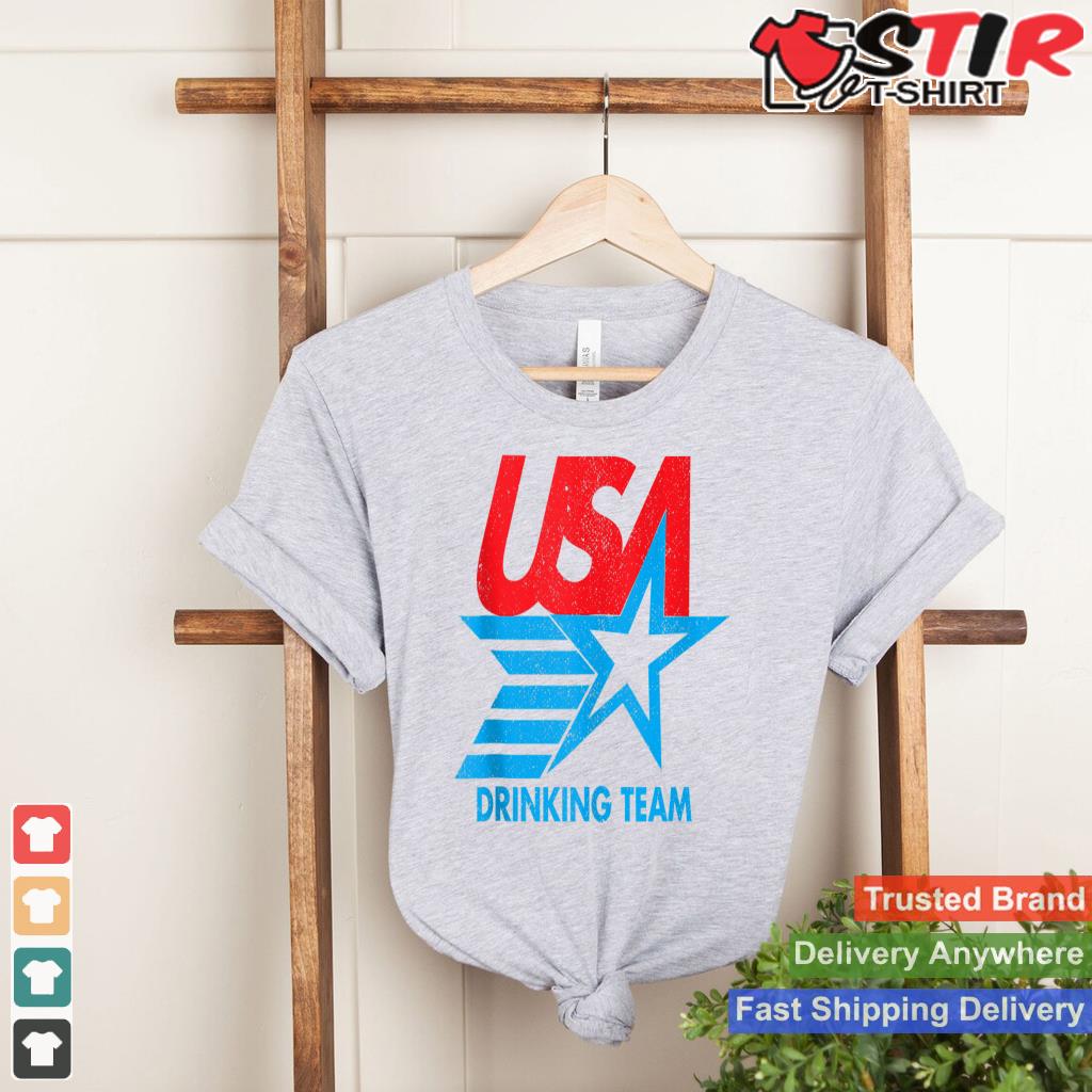 Usa Drinking Team 4Th Of July Funny Independence Day Drunk Tank Top_1