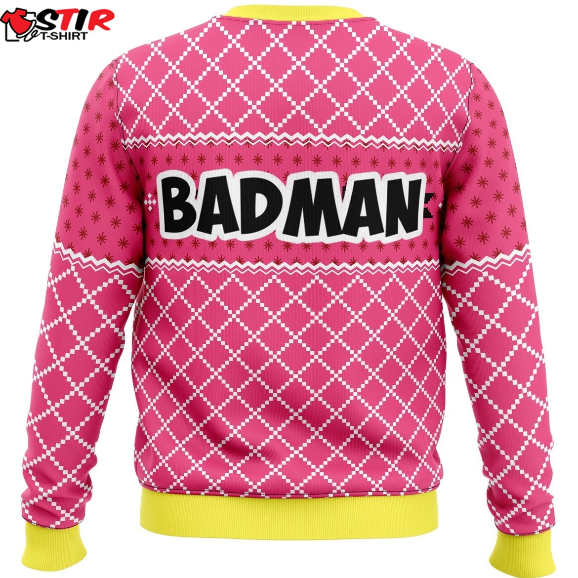 Vegeta Pink Badman Dragon Ball Z Ugly Christmas Sweater Stirtshirt