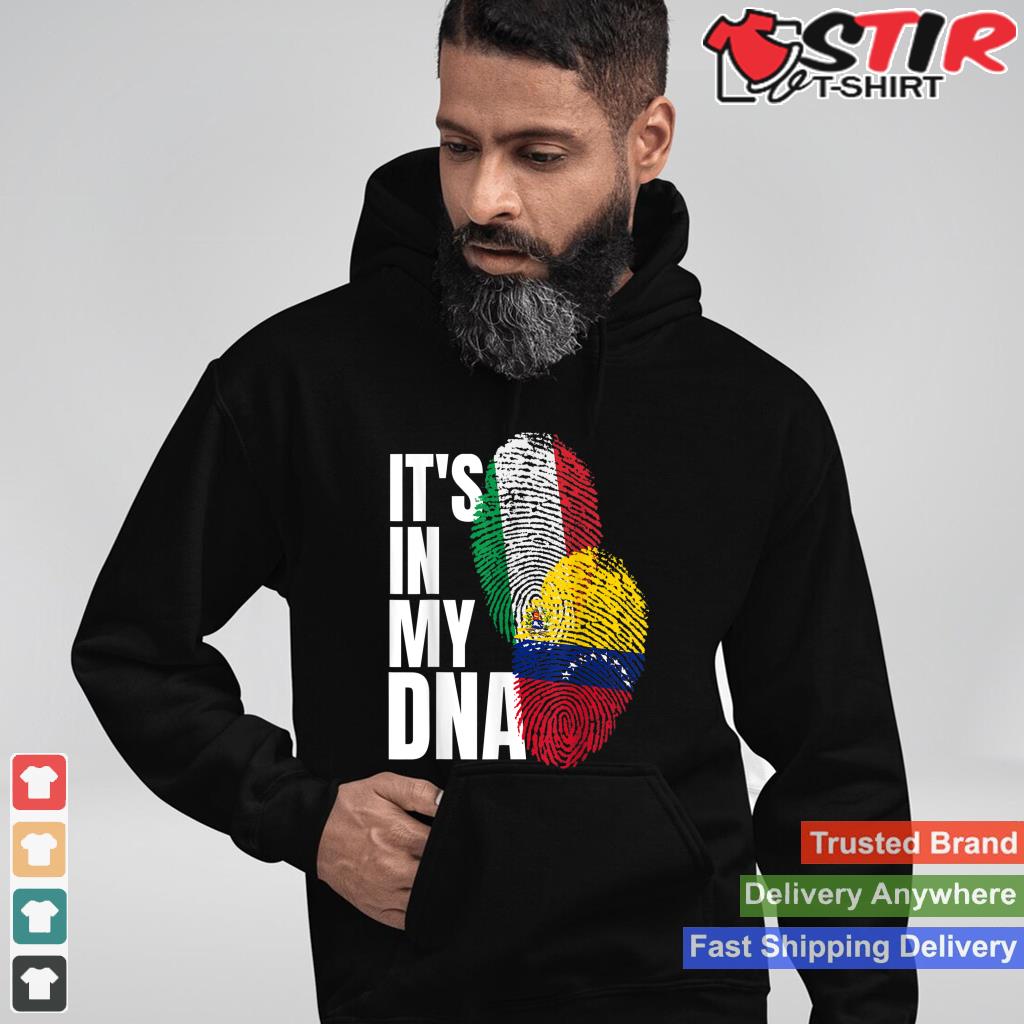 Venezuelan And Italian Mix Dna Flag Heritage Shirt Hoodie Sweater Long Sleeve