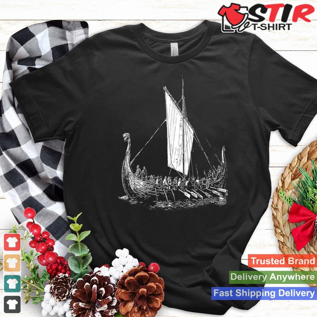 Viking Ship T Shirt   Odin And Valhalla Shirt Hoodie Sweater Long Sleeve
