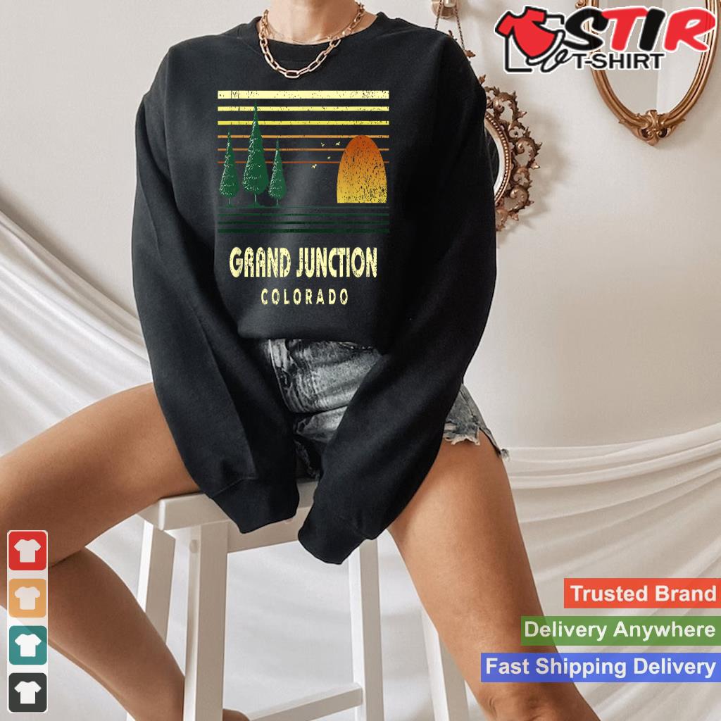 Vintage Grand Junction Sunset Colorado Souvenir_1 Shirt Hoodie Sweater Long Sleeve