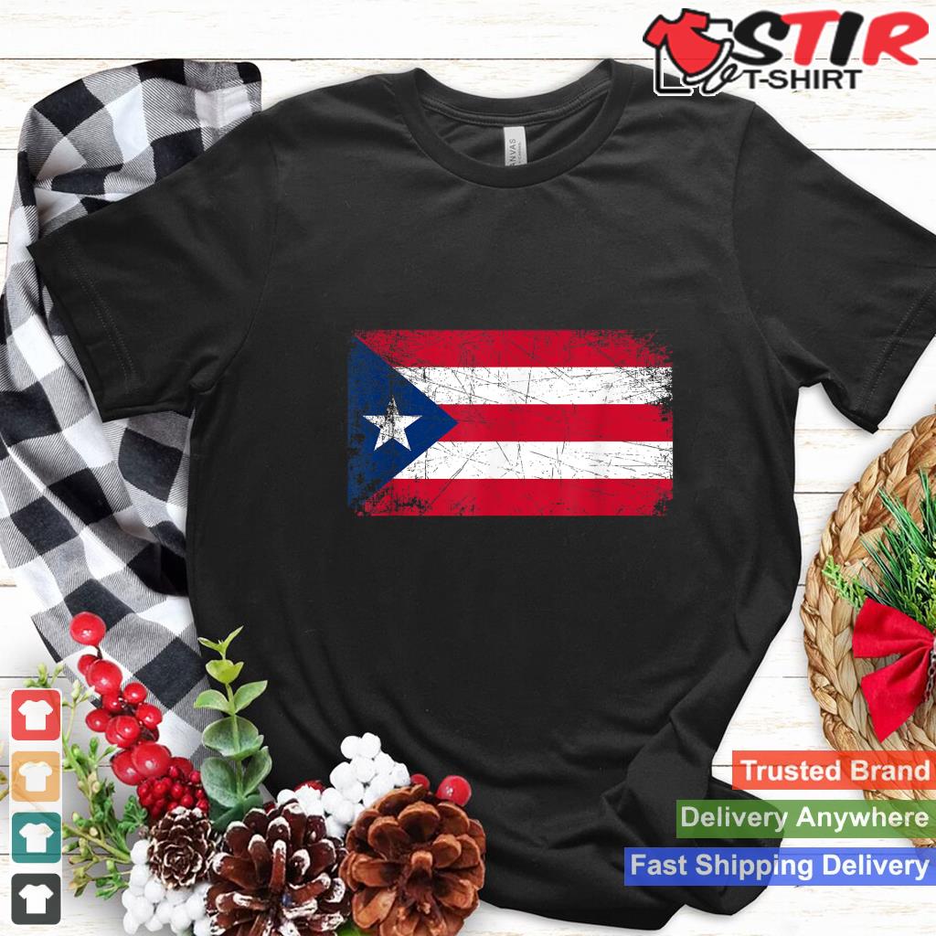 Vintage Made In Puerto Rico Puerto Rican Flag Gift Shirt Hoodie Sweater Long Sleeve