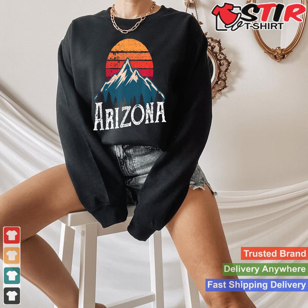 Vintage Retro Az, Arizona Mountains Outdoor Wildness Shirt Hoodie Sweater Long Sleeve
