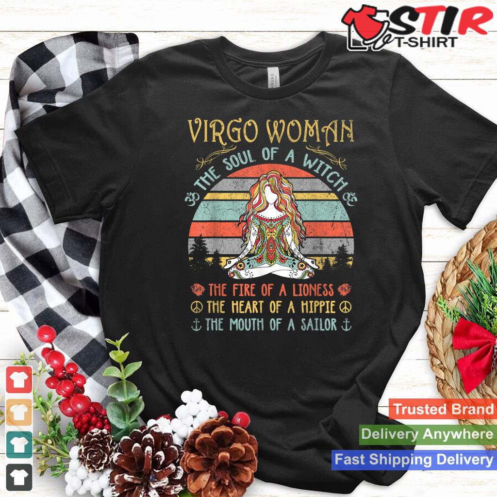 Virgo Woman The Soul Of A Witch Vintage Birthday_1 Shirt Hoodie Sweater Long Sleeve