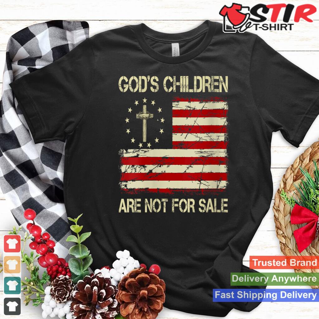 Womens God's Children Are Not For Sale Us Flag Christian V Neck Shirt Hoodie Sweater Long Sleeve