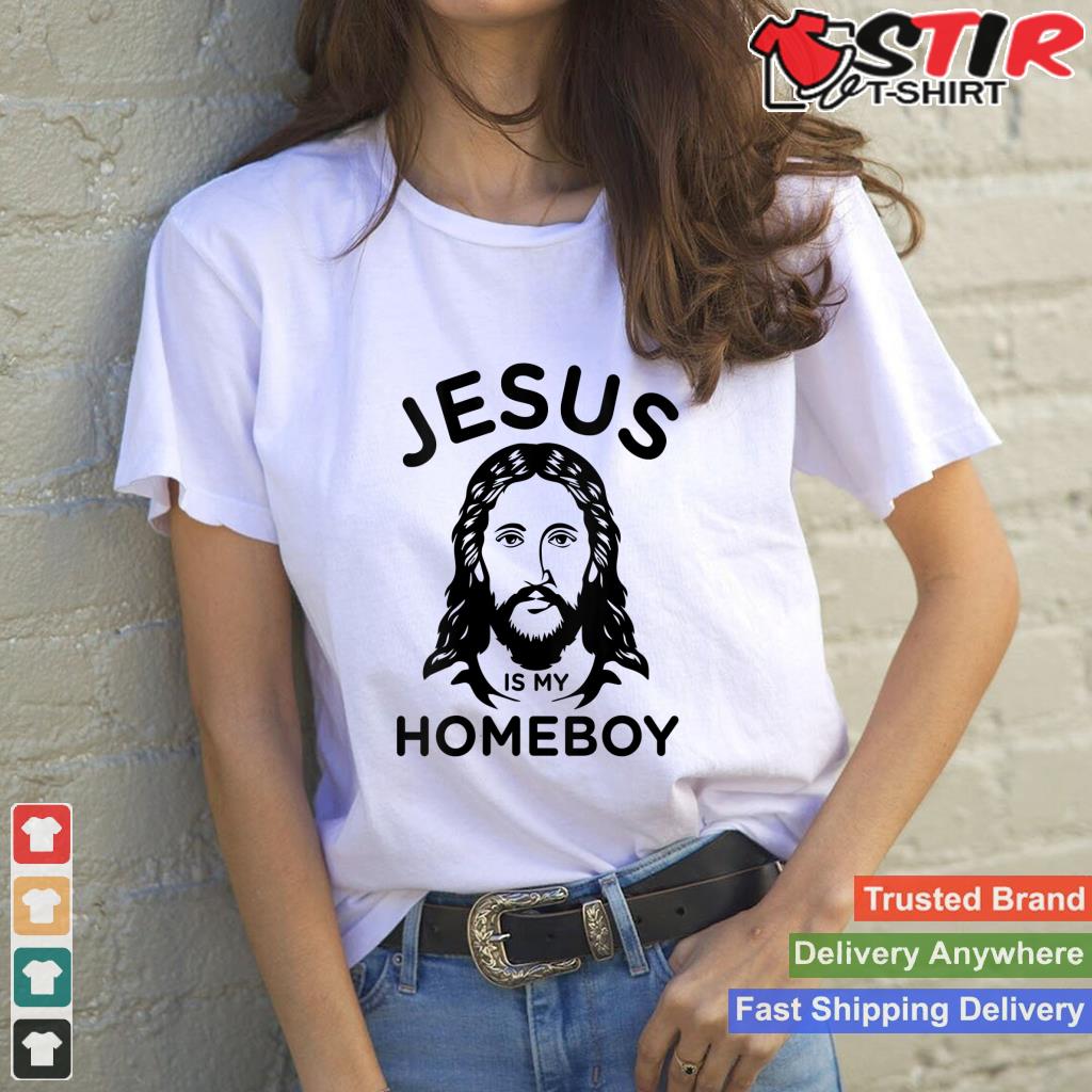 Womens Jesus Is My Homeboy V Neck Shirt Hoodie Sweater Long Sleeve