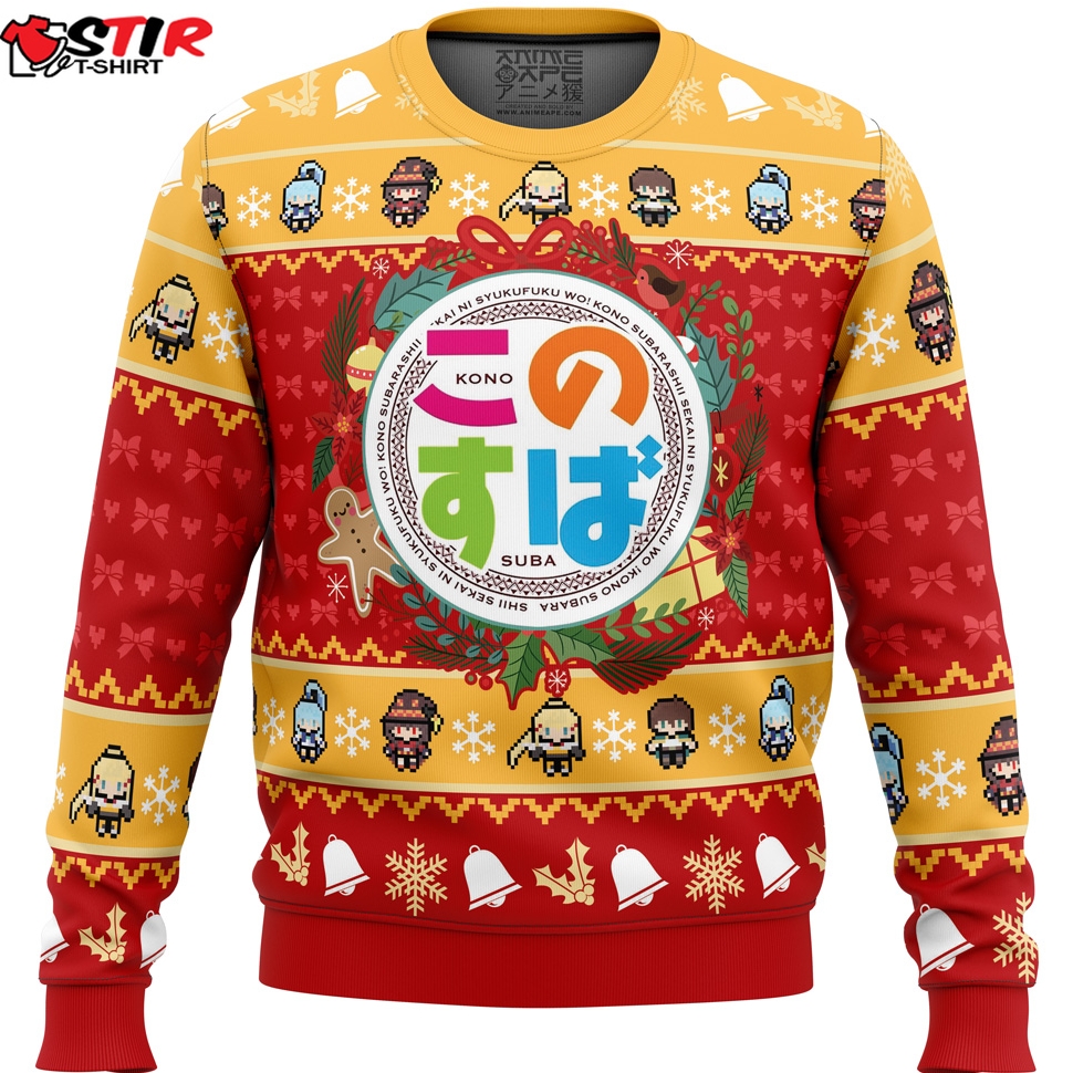 Wonderful Christmas Konosuba Ugly Christmas Sweater Stirtshirt