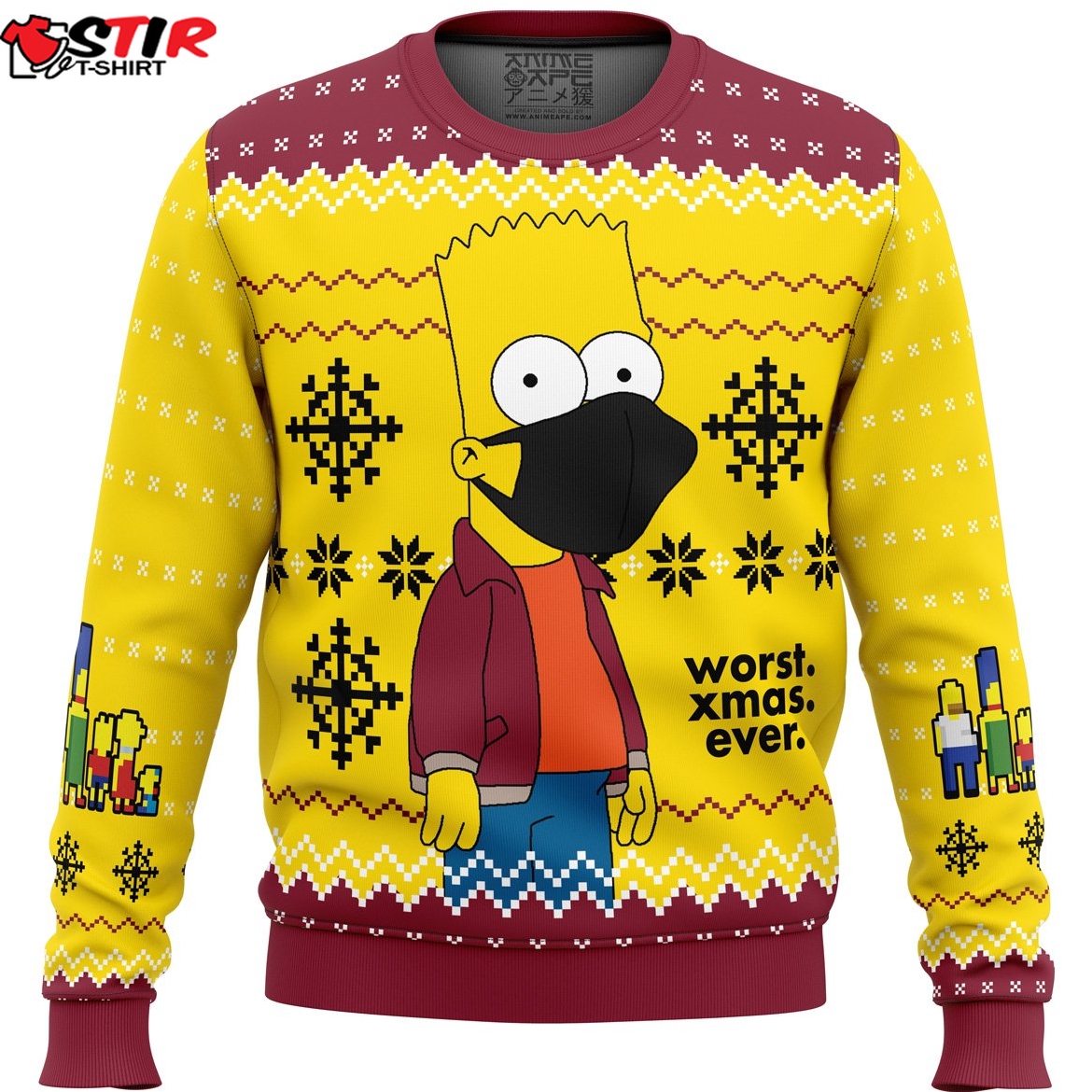 Worst Xmas Ever The Simpsons Ugly Christmas Sweater Stirtshirt