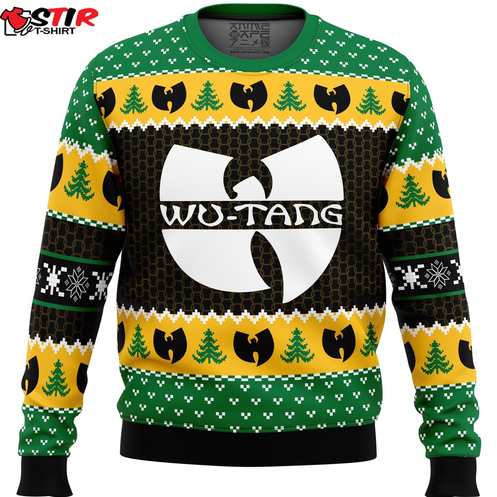 Yah ItS Christmas Time Yo Wu Tang Clan Ugly Christmas Sweater Stirtshirt