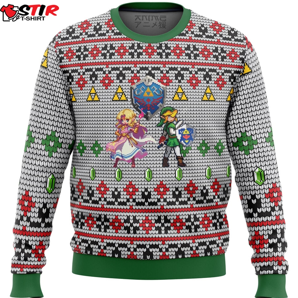 Zelda And Link Ugly Christmas Sweater Stirtshirt