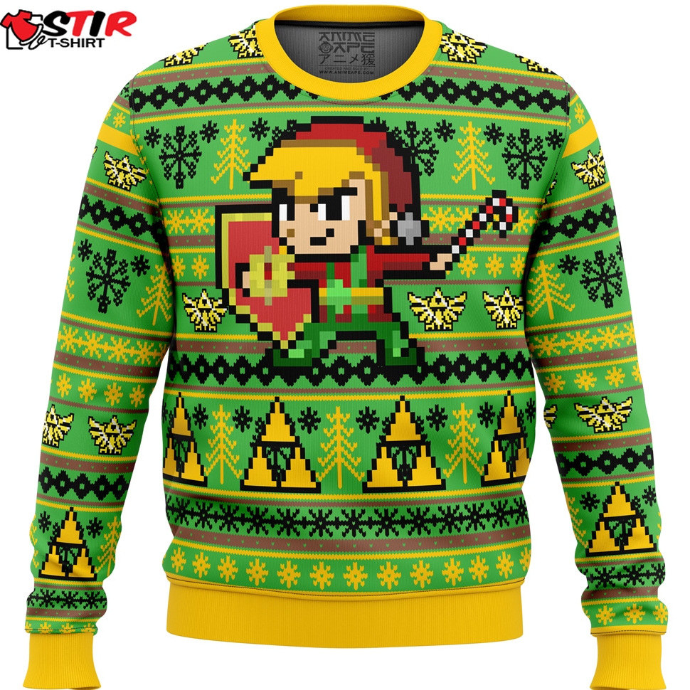 Zelda Holiday Link Ugly Christmas Sweater Stirtshirt