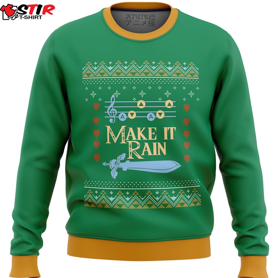 Zelda Make It Rain Ugly Christmas Sweater Stirtshirt